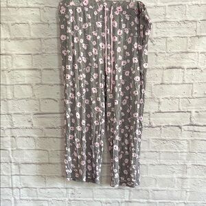 Floral Gray Pajama Pants